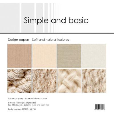 Simple and Basic Paper Pack - Soft and Natural Textures