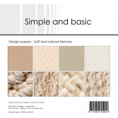 Simple and Basic Paper Pack - Soft and Natural Textures