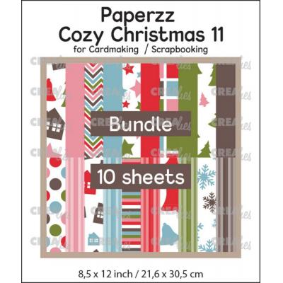 Crealies Paperzz Cozy Christmas - Bundel