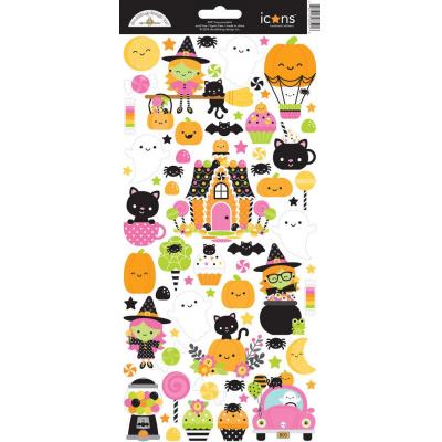 Doodlebug Hey Pumpkin - Icons Stickers