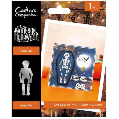 Crafter's Companion Vintage Halloween Metal Die - Skeleton