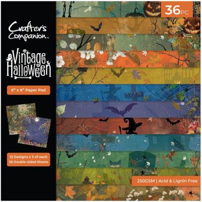 Crafter's Companion Vintage Halloween - Paper Pad