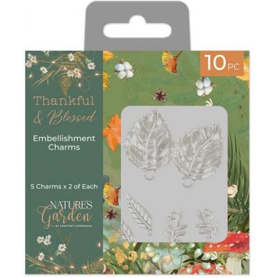 Crafter's Companion Thankful & Blessed - Metal Charms