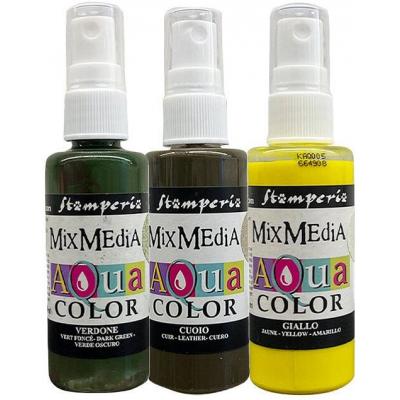 Stamperia Golden Harmony - Aquacolor Paint Kit