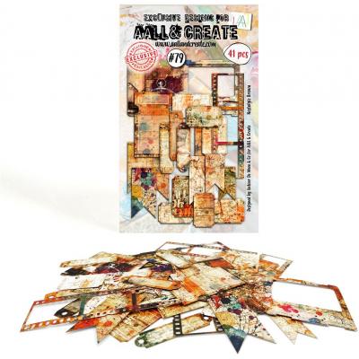 Aall and Create Ephemera Die-Cuts - Nostalgic Brown