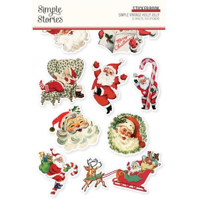 Simple Stories Simple Vintage Holly Jolly - Sticker Book