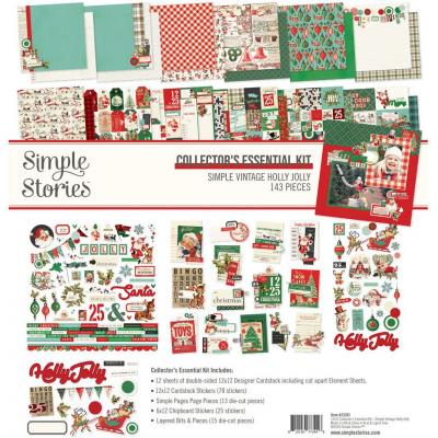 Simple Stories Simple Vintage Holly Jolly - Collector's Essential Kit