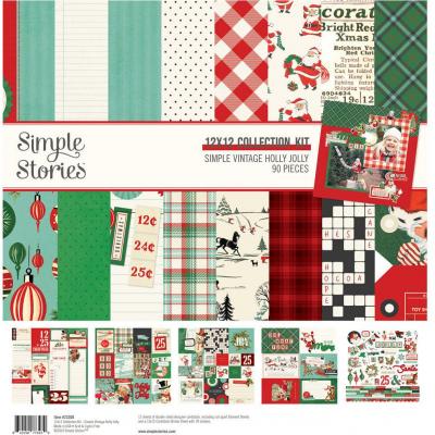 Simple Stories Simple Vintage Holly Jolly - Collection Kit