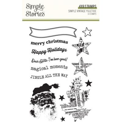 Simple Stories Simple Vintage Yuletide Stempel - Simple Vintage Yuletide