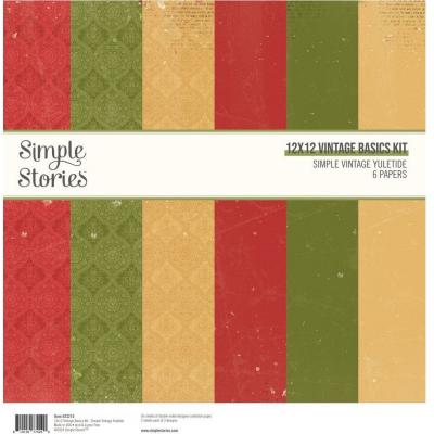 Simple Stories Simple Vintage Yuletide - Vintage Basics Kit