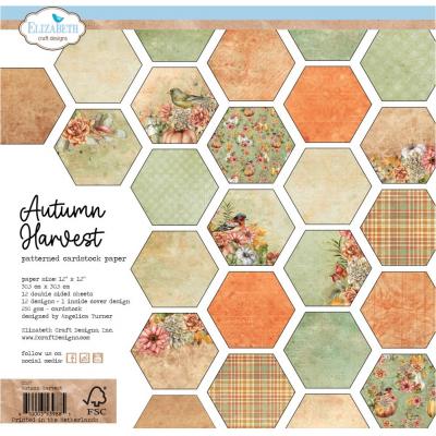 Elizabeth Craft Designs Autumn Harvest - Patterned Cardstock Paper