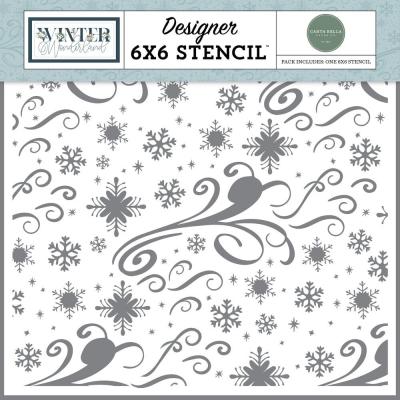 Carta Bella Winter Wonderland - Snowflakes And Swirls