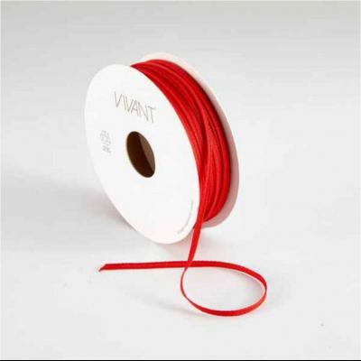 Vivant Texture Narrow Ribbon - Red