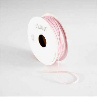 Vivant Texture Narrow Ribbon - Light Rose