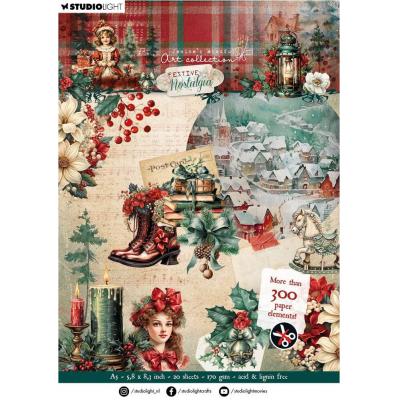 StudioLight Festive Nostalgia - Die-Cut Paper Pad