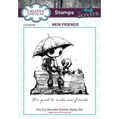 Creative Expressions Andy Skinner Stempel - New Friends