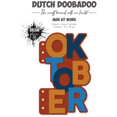 Dutch Doobadoo Planner Stencil - Oktober