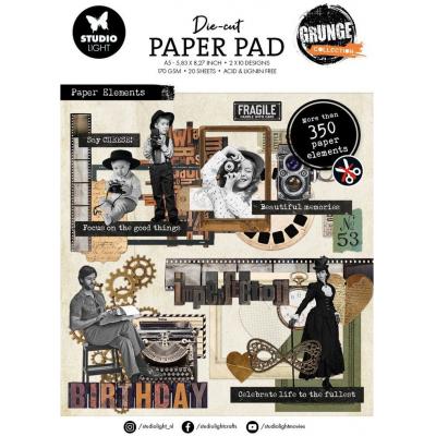 StudioLight Grunge Collection - Die-Cut Paper Pad