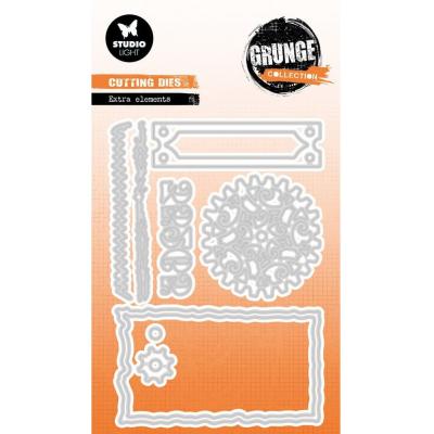 StudioLight Grunge Cutting Dies - Extra Elements