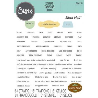 Sizzix Eileen Hull Stempel - Fan Favorites