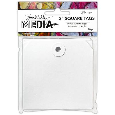 Ranger Dina Wakley -  3 Inch Square Tags