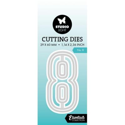 StudioLight Essentials Cutting Die - Number 8