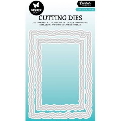 StudioLight Essentials Cutting Die - Torn Edge Rectanges