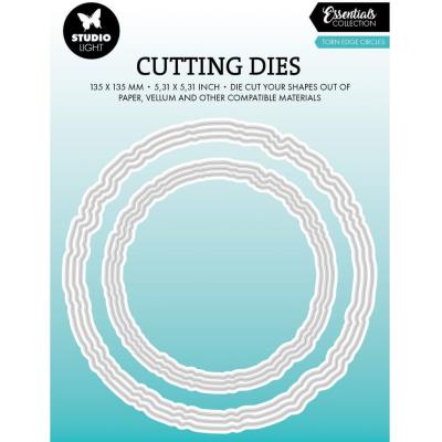 StudioLight Essentials Cutting Die - Torn Edge Circles