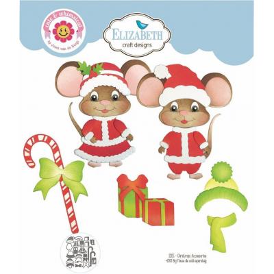 Elizabeth Craft Designs Meet the Mice Dies - Christmas Accessories