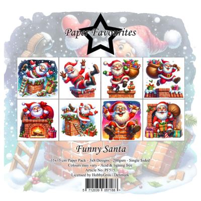 Paper Favourites Paper Pack - Funny Santa