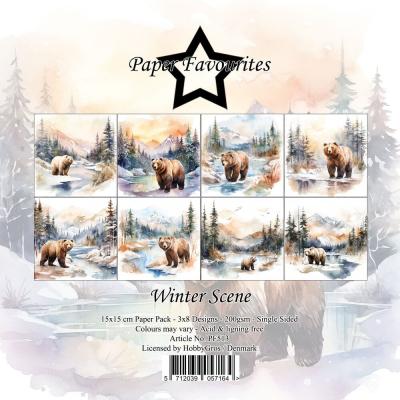 Paper Favourites Paper Pack - Winter Scene