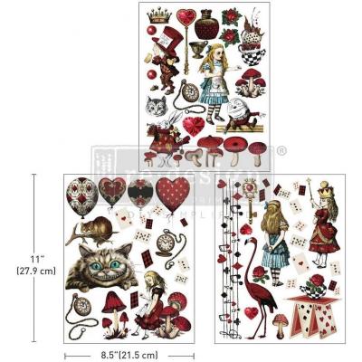 Prima Marketing Re-Design Middy Decor Transfers -  Wonderland Impressions