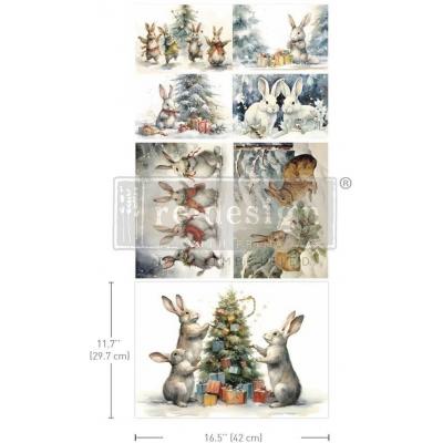 Prima Marketing Re-Design Decoupage Fiber Pack - Bunny Wonderland