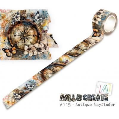 AALL & Create Washi Tape - Antique Wayfinder