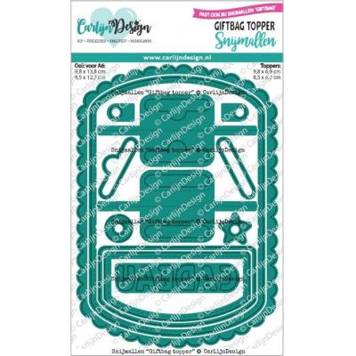 CarlijnDesign Cutting Dies - Giftbag Topper