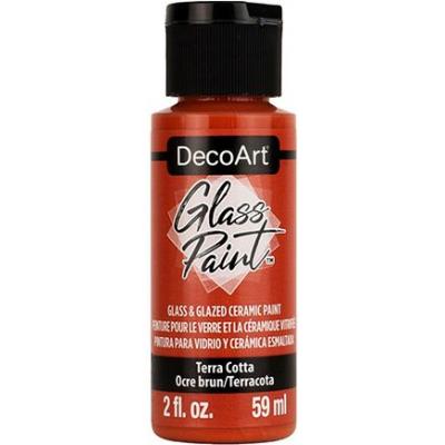 DecoArt Glass Paint - Terra Cotta