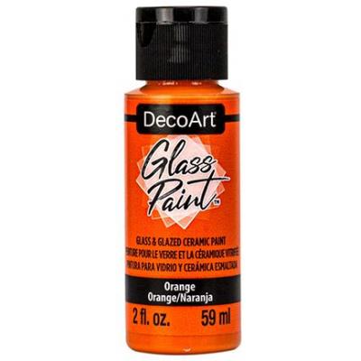 DecoArt Glass Paint - Orange