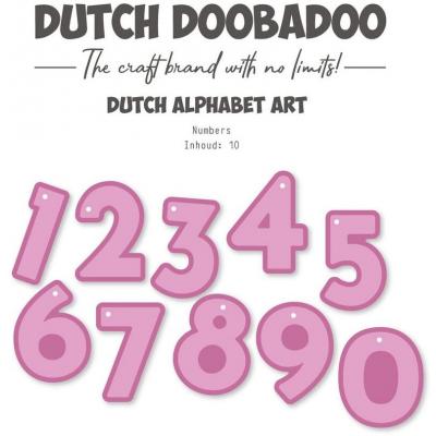 Dutch Doobadoo Alphabet Art Stencil - Numbers