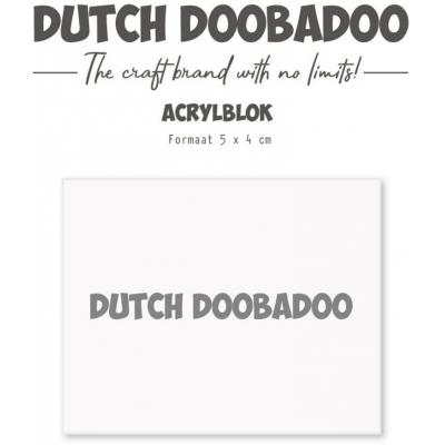 Dutch Doobadoo - Acrylic Stamp Block