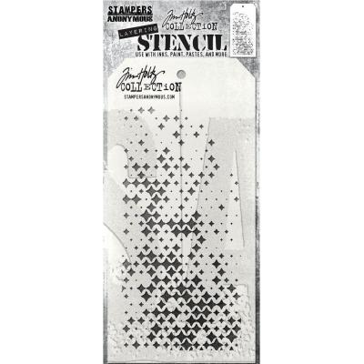 Stampers Anonymous Tim Holtz Stencil - Sparkle Fade