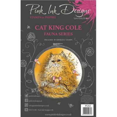 Creative Expressions Pink Ink Designs Stempel - Cat King Cole