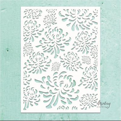 Mintay Papers Kreativa Stencil - Chrysanthemum