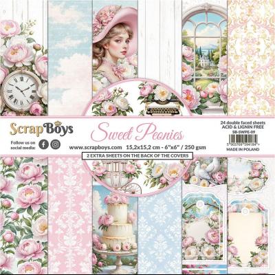 ScrapBoys Sweet Peonies - Paper Pad