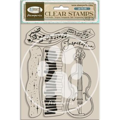 Stamperia Music Stempel - Violin