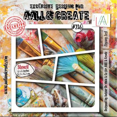 Aall & Create Stencil - Zigzag Zest