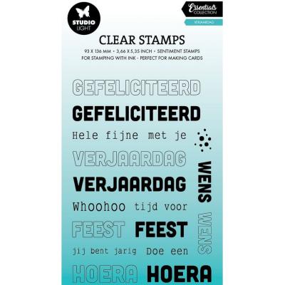 StudioLight Essentials Stempel - Verjaardag Teksten (NL)