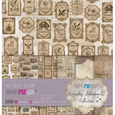 Papers For You Wizarding Adventure III - Vellum Paper Pack