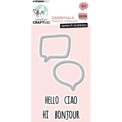 StudioLight Creative Craftlab Stamp & Cutting Die - Speech Bubbles