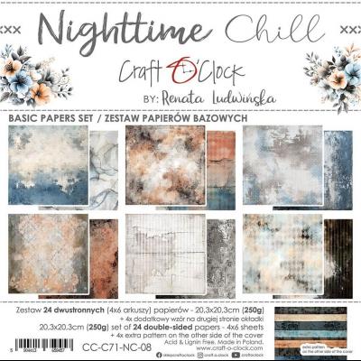 Craft O'Clock Nighttime Chill - Basic Papers Set