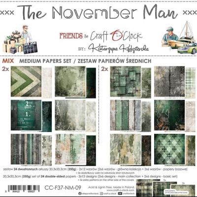 Craft O'Clock The November Man - Medium Papers Set